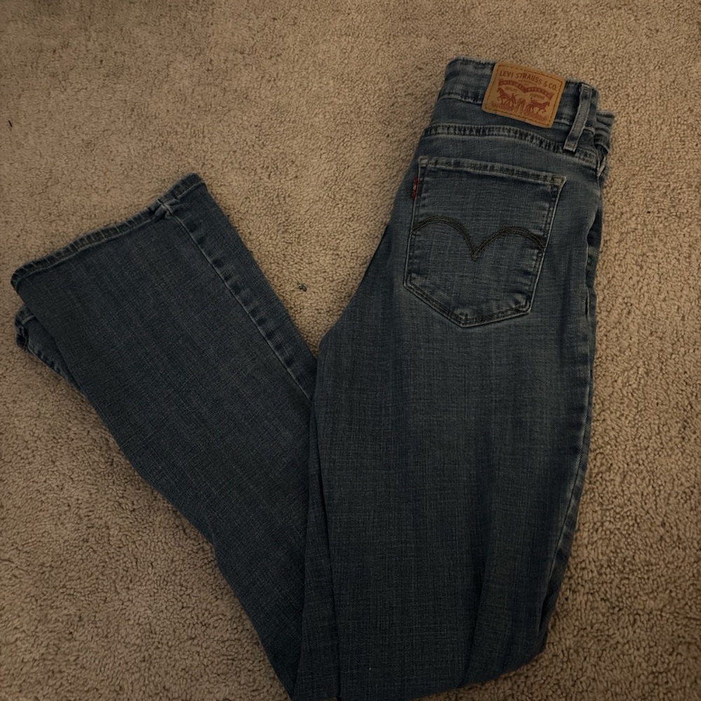 Levi's Blue Boot Cut Jeans Classic Style
